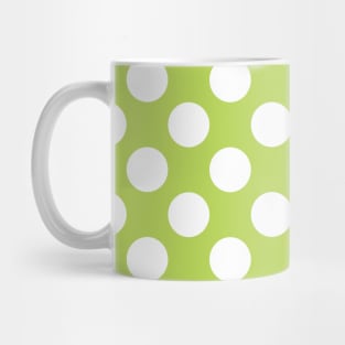 Green Polka Dots, Polka Dot Pattern, Dots, Dotted Mug